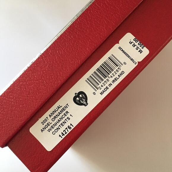 Waterford Crystal 2007 Annual Angel Ornament with enhancer - orig. box - Picture 6 of 10